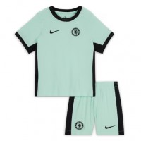Camisa de time de futebol Chelsea Replicas 3º Equipamento Infantil 2023-24 Manga Curta (+ Calças curtas)